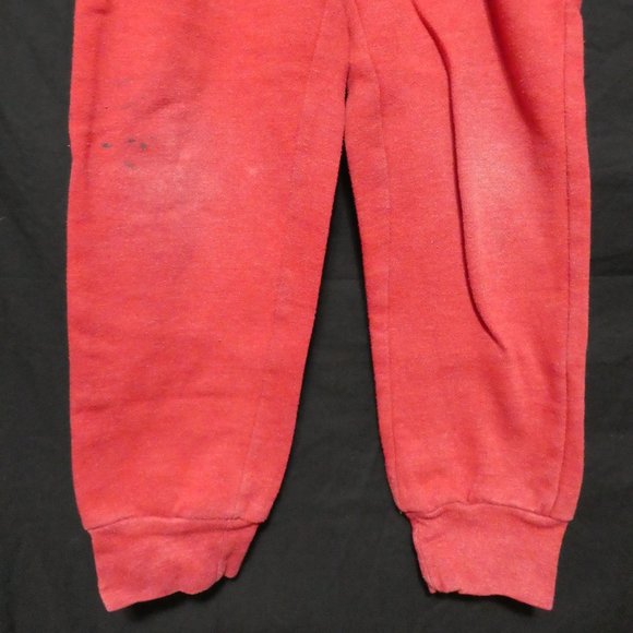 GUESS LOS ANGELES medium (5/6) red sweatpants w/ front pockets, EUC - Picture 6 of 11